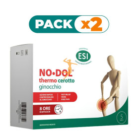 Pack 2x NODOL PARCHES TÉRMICOS PARA RODILLA 5 UNIDADES ESI