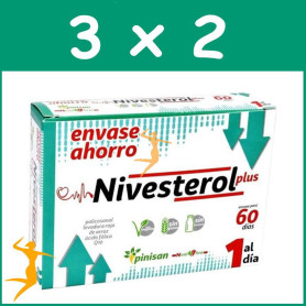 Pack 3x2 NIVESTEROL PLUS (NUEVO) 60 CAPSULAS PINISAN
