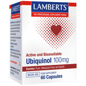 UBIQUINOL 100MG 60 CÁPSULAS LAMBERTS