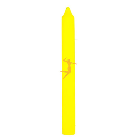 VELA BUJÍA AMARILLA 20CM ORO DE LOS ANDES