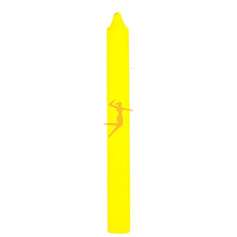 VELA BUJÍA AMARILLA 20CM ORO DE LOS ANDES
