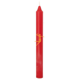VELA BUJÍA ROJA 20CM ORO DE LOS ANDES
