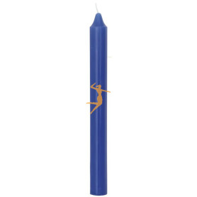 VELA BUJÍA AZUL 20CM ORO DE LOS ANDES