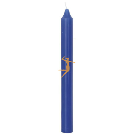 VELA BUJÍA AZUL 20CM ORO DE LOS ANDES