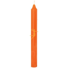 VELA BUJÍA NARANJA 20CM ORO DE LOS ANDES