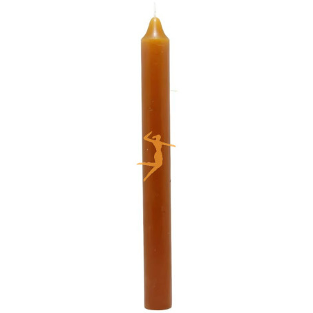 VELA BUJÍA AROMA MIEL 20CM ORO DE LOS ANDES
