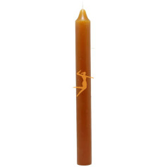 VELA BUJÍA AROMA MIEL 20CM ORO DE LOS ANDES
