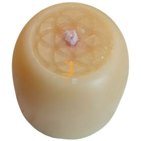VELA ARTESANA DE CANELA 100% VEGETAL ORO DE LOS ANDES