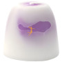 VELA EMOCIONAL ARTESANA LILA 100% VEGETAL ORO DE LOS ANDES