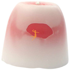 VELA EMOCIONAL ARTESANA ROJA 100% VEGETAL ORO DE LOS ANDES