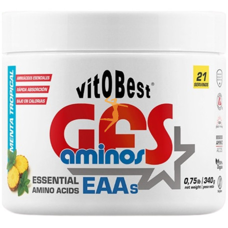 GFS AMINOS EN POLVO SABOR MENTA TROPICAL 340G VIT.O.BEST
