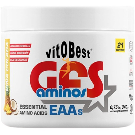 GFS AMINOS EN POLVO SABOR PIÑA COLADA 340G VIT.O.BEST