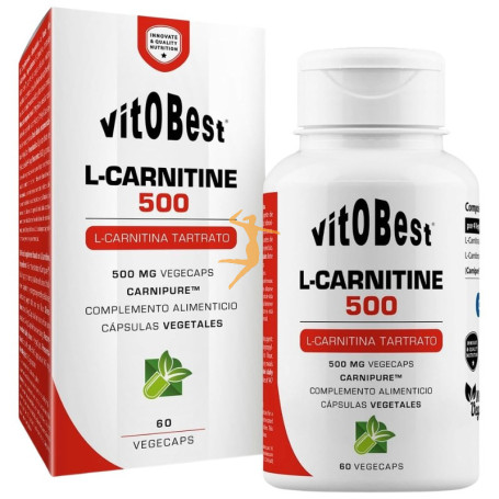 L-CARNITINE 500 60 CÁPSULAS VEGETALES VIT.O.BEST