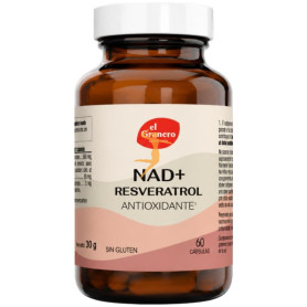 NAD+ RESVERATROL 60 CÁPSULAS EL GRANERO