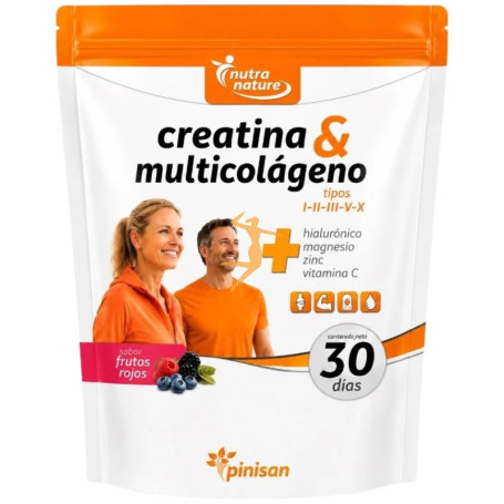 CREATINA Y MULTICOLÁGENO 270Gr PINISAN