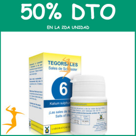 TEGORSAL Nº6 (20GR.) CAPSULAS TEGOR OFERTA 2 UD