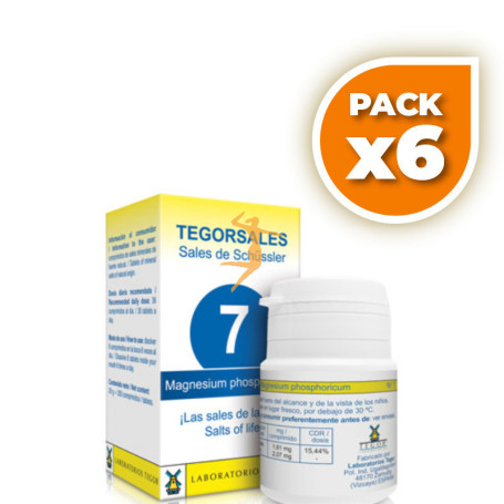 Pack 6x TEGORSAL Nº7 (20GR.) CAPSULAS TEGOR