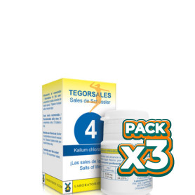 Pack 3x TEGORSAL Nº4 (20GR.) CAPSULAS TEGOR