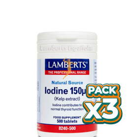 Pack 3x IODO 150µg. LAMBERTS