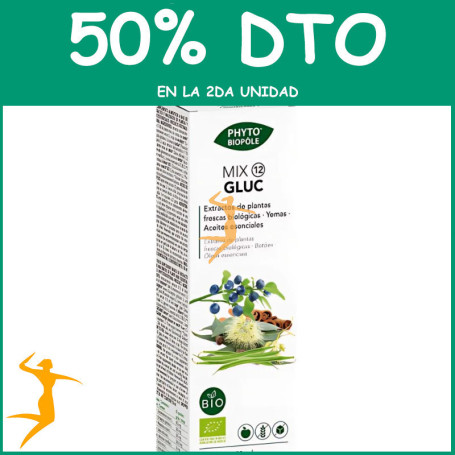 PHYTO-BIOPOLE Nº12 MIX-GLUC BIO 50Ml. INTERSA OFERTA 2 UD