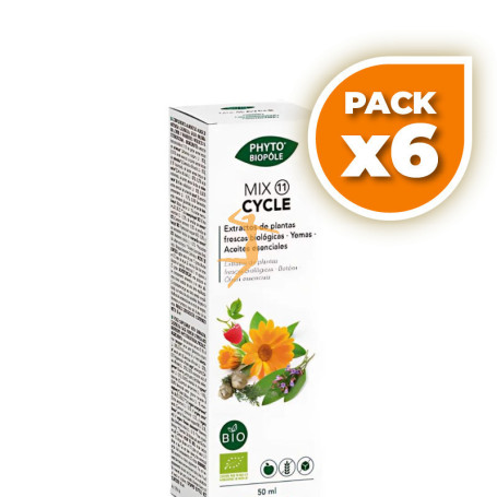 Pack 6x PHYTO-BIOPOLE Nº11 MIX-CYCLE BIO 50Ml. INTERSA