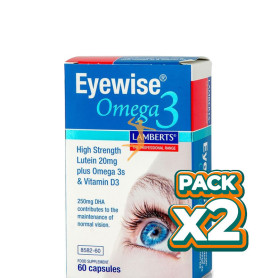 Pack 2x EYEWISE OMEGA 3 60 CAPSULAS LAMBERTS