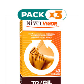 Pack 3x NIVELVIGOR 40 CÁPSULAS TONGIL