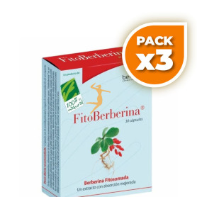 Pack 3x FitoBerberina® 30 cápsulas CIENPORCIEN NATURAL