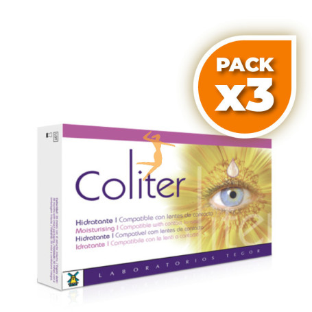 Pack 3x COLITER 10 VIALES TEGOR