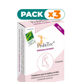 Pack 3x PROBITEC® EMBARAZO Y LACTANCIA BASIC 30 CÁPSULAS 100% NATURAL