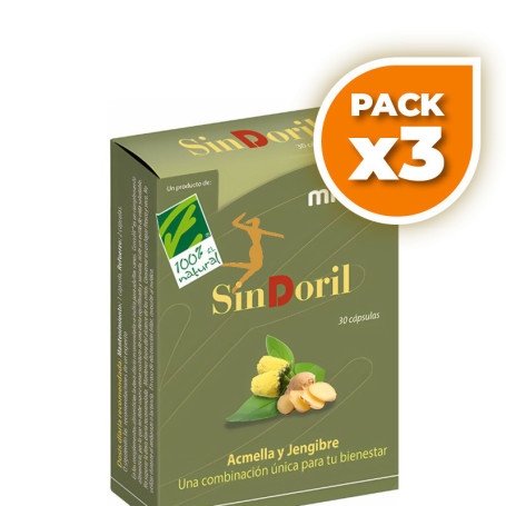 Pack 3x SINDORILl® 30 CÁPSULAS 100% NATURAL