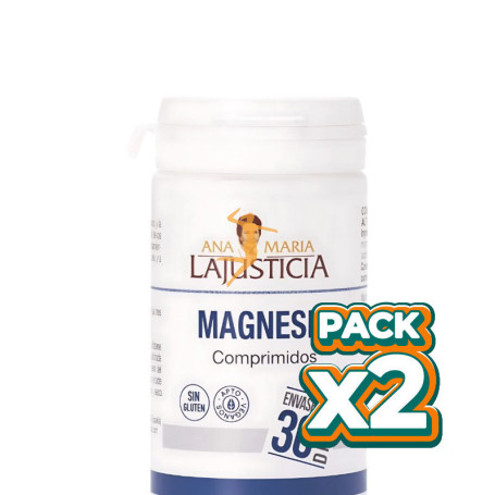 Pack 2x CLORURO DE MAGNESIO 147 COMPRIMIDOS ANA Mª LAJUSTICIA