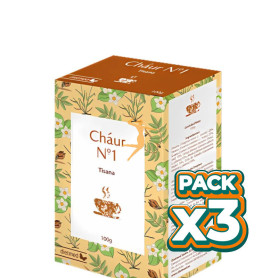 Pack 3x TÉ Nº1 CHÁUR 100G DIETMED