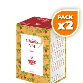 Pack 2x TÉ Nº4 CHÁDIA 100G DIETMED