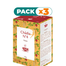 Pack 3x TÉ Nº4 CHÁDIA 100G DIETMED