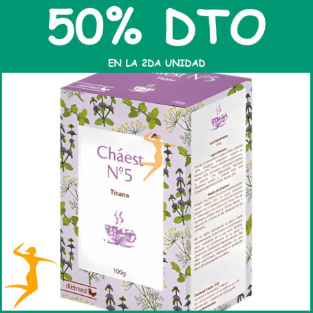 TÉ Nº5 CHÁEST 100G DIETMED OFERTA 2 UD