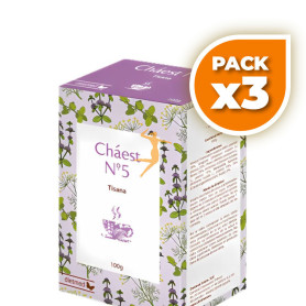Pack 3x TÉ Nº5 CHÁEST 100G DIETMED
