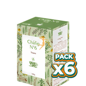 Pack 6x TÉ Nº6 CHÁFIG 100G DIETMED