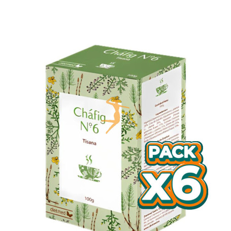 Pack 6x TÉ Nº6 CHÁFIG 100G DIETMED