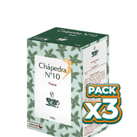 Pack 3x TÉ Nº10 CHÁPEDRA 100G DIETMED