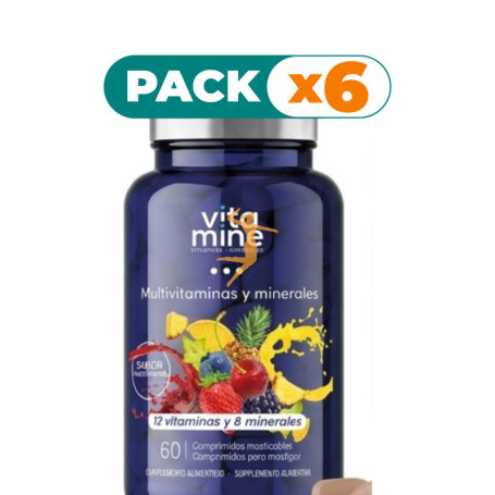 Pack 6x MULTIVITAMINAS Y MINERALES 60 COMPRIMIDOS HERBORA