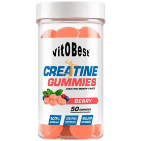 CREATINE GUMMIES SABOR FRUTOS ROJOS 50 GOMINOLAS VIT.O.BEST