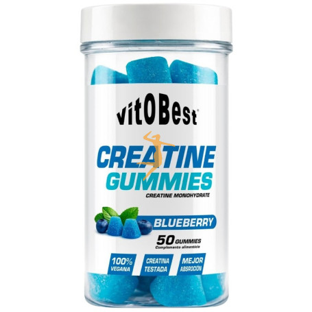 CREATINE GUMMIES SABOR ARÁNDANOS 50 GOMINOLAS VIT.O.BEST