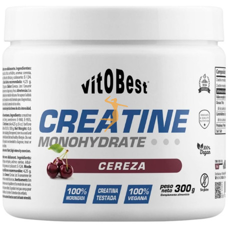 CREATINE MONOHYDRATE SABOR CEREZA 300G VIT.O.BEST