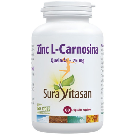 ZINC L-CARNOSINA 60 CÁPSULAS SURA VITASAN