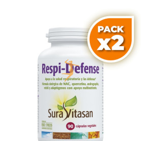 Pack 2x RESPI-DEFENSE 90 CÁPSULAS SURA VITASAN