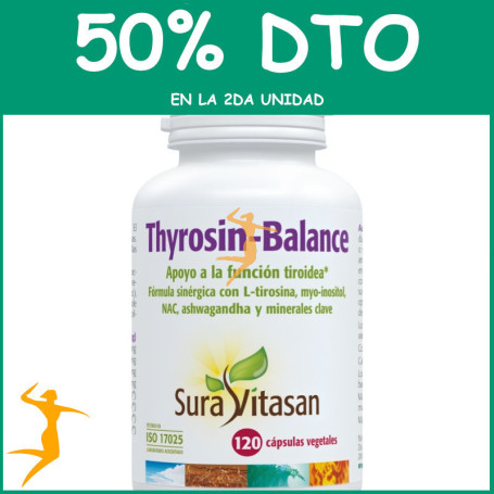 THYROSIN-BALANCE 120 CÁPSULAS SURA VITASAN OFERTA 2 UD