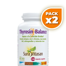 Pack 2x THYROSIN-BALANCE 120 CÁPSULAS SURA VITASAN