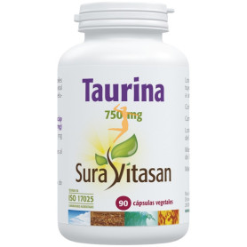 TAURINA 750MG 90 CÁPSULAS SURA VITASAN