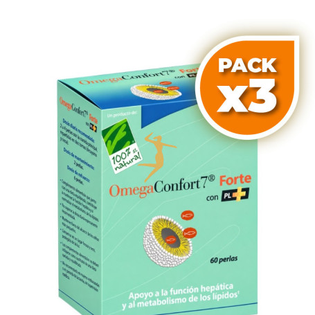 Pack 3x OMEGA CONFORT 7 FORTE CON PL+ 100% NATURAL